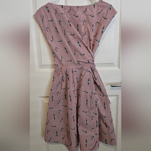 Anthropologie | Maeve | Red and white striped swimmer dress - Picture 8 of 8